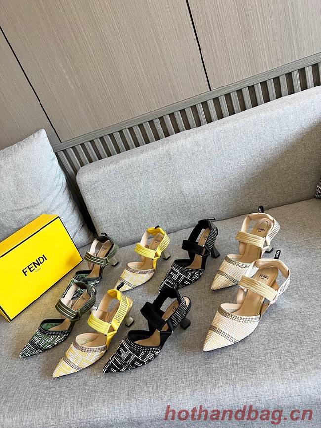 Fendi Shoes 91044-3 Heel height 5CM