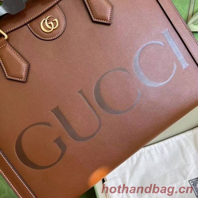 Gucci Diana medium tote bag 655658 brown