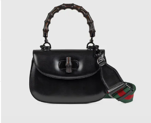 Gucci Small top handle bag with Bamboo 675797 black