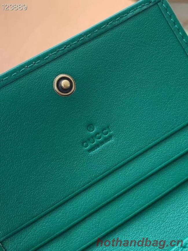 Gucci Diana card case wallet 658244 green