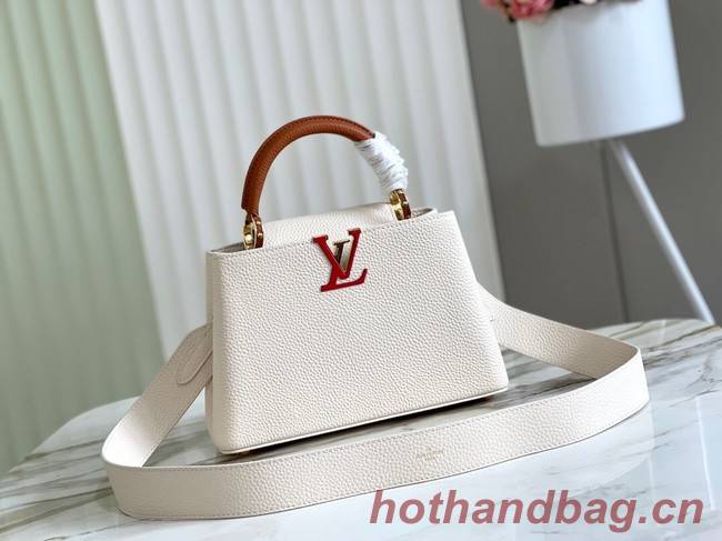 Louis Vuitton CAPUCINES BB M48865 white&brown