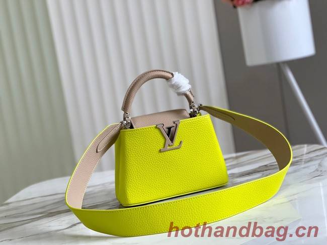 Louis Vuitton CAPUCINES MINI M59205 Lemon&light gray