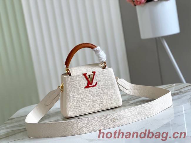 Louis Vuitton CAPUCINES MINI M59205 white&brown