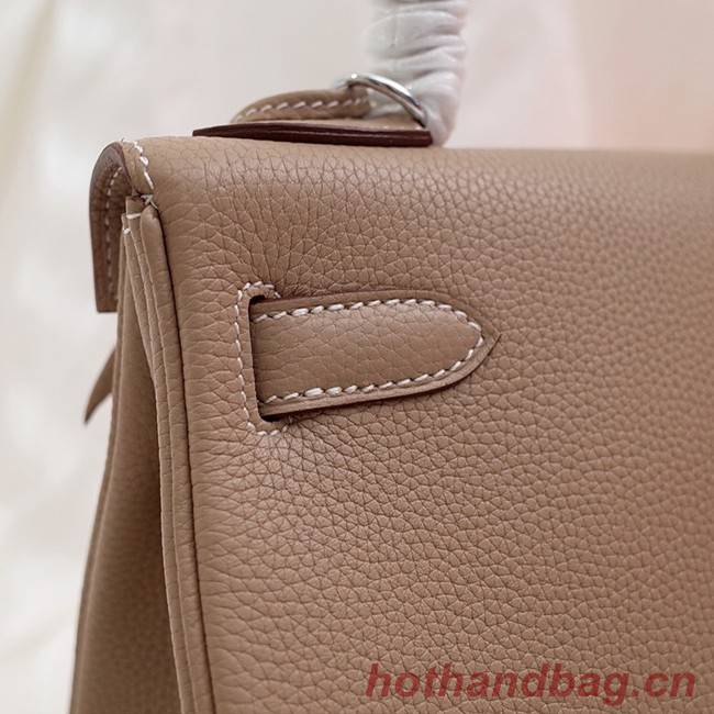 Hermes Kelly Shoulder Bag Original TOGO Leather KY3255 apricot