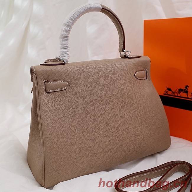 Hermes Kelly Shoulder Bag Original TOGO Leather KY3255 apricot