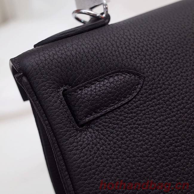 Hermes Kelly Shoulder Bag Original TOGO Leather KY3255 black