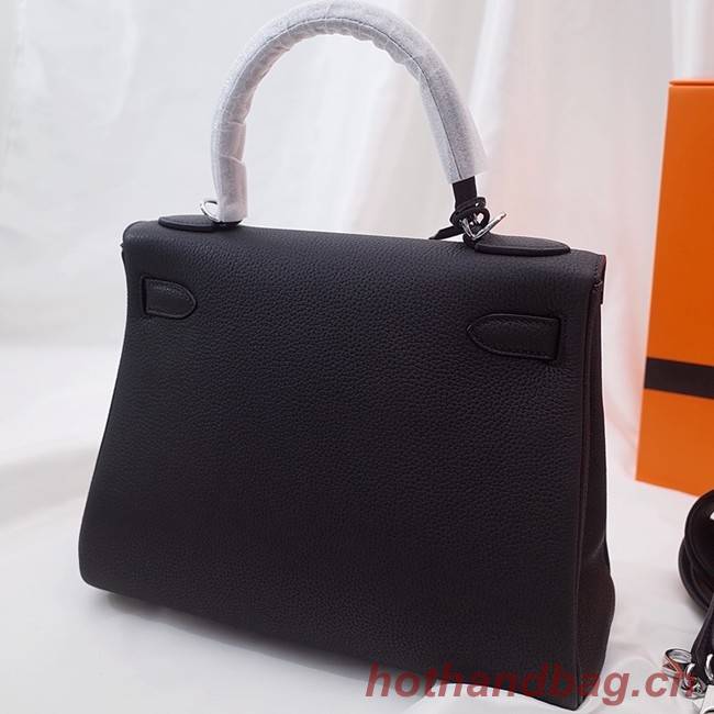 Hermes Kelly Shoulder Bag Original TOGO Leather KY3255 black