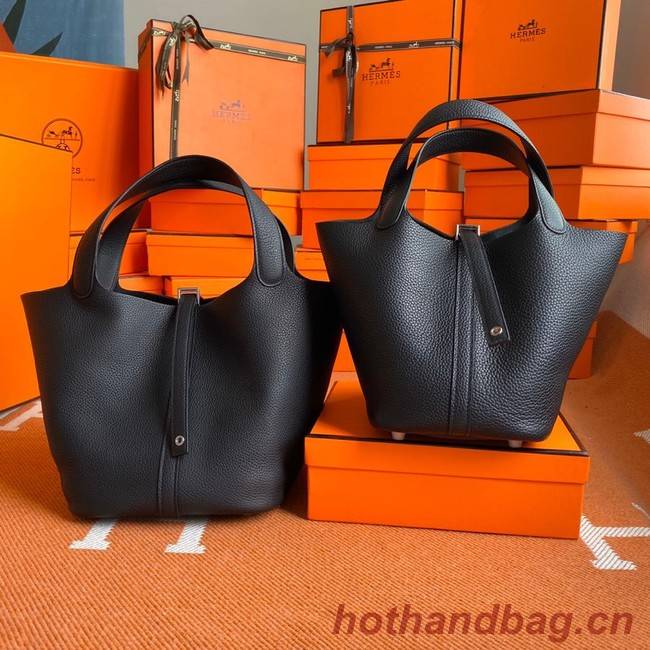 Hermes Picotin Lock Bags Original togo Leather PL3388 black