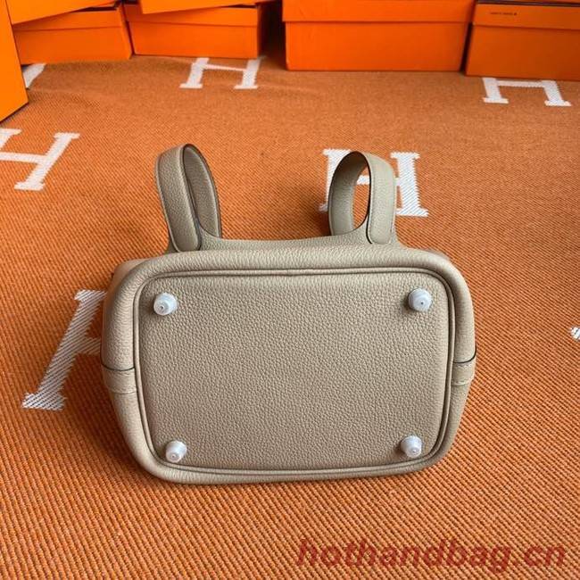 Hermes Picotin Lock Bags Original togo Leather PL3388 gray