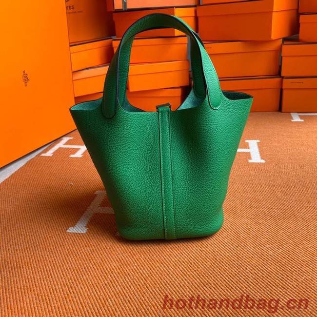 Hermes Picotin Lock Bags Original togo Leather PL3388 green