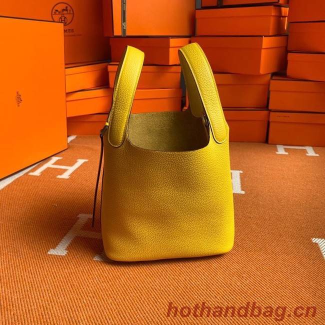 Hermes Picotin Lock Bags Original togo Leather PL3388 lemon