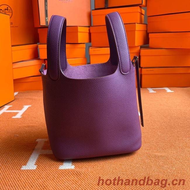 Hermes Picotin Lock Bags Original togo Leather PL3388 purple