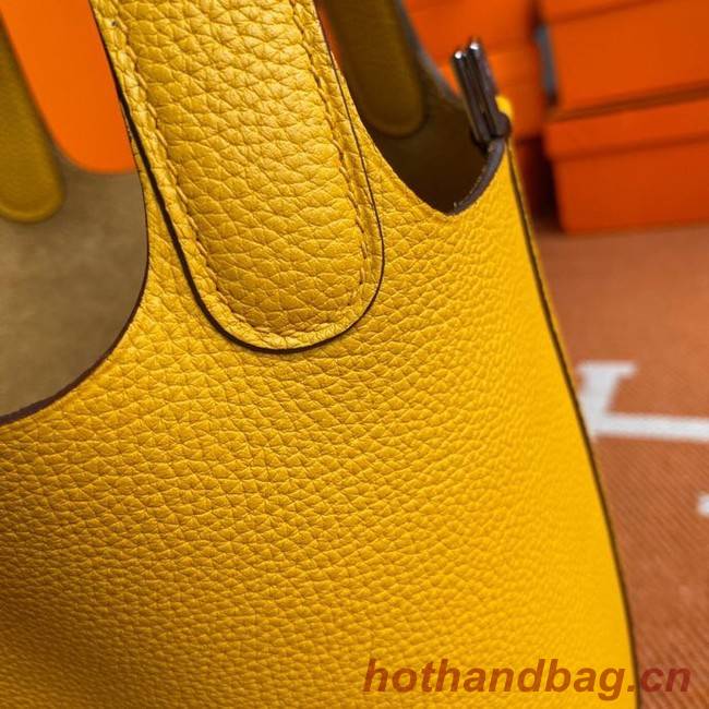 Hermes Picotin Lock Bags Original togo Leather PL3388 yellow