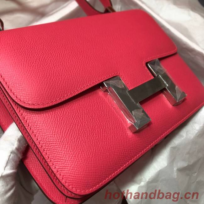 Hermes Original Espom Leather Constance Bag 5333 Lipstick Pink