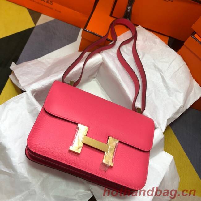 Hermes Original Espom Leather Constance Bag 5333 Lipstick Pink