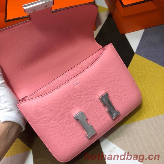 Hermes Original Espom Leather Constance Bag 5333 Pink