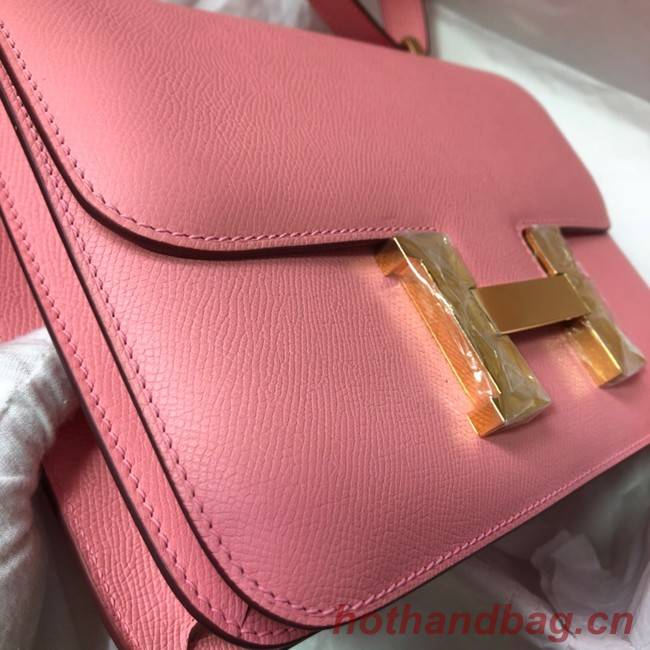 Hermes Original Espom Leather Constance Bag 5333 Pink