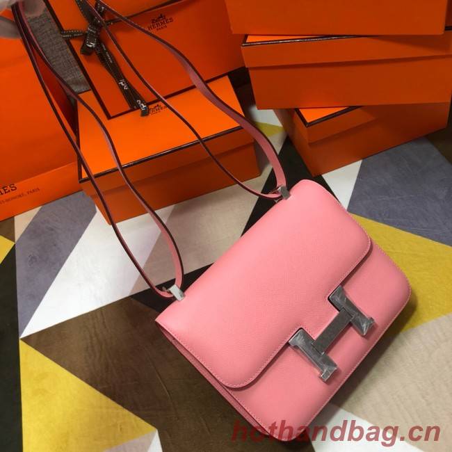 Hermes Original Espom Leather Constance Bag 5333 Pink