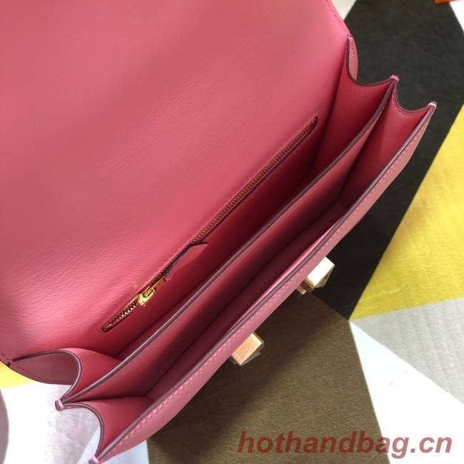 Hermes Original Espom Leather Constance Bag 5333 Pink