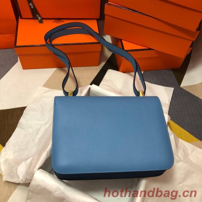 Hermes Original Espom Leather Constance Bag 5333 blue