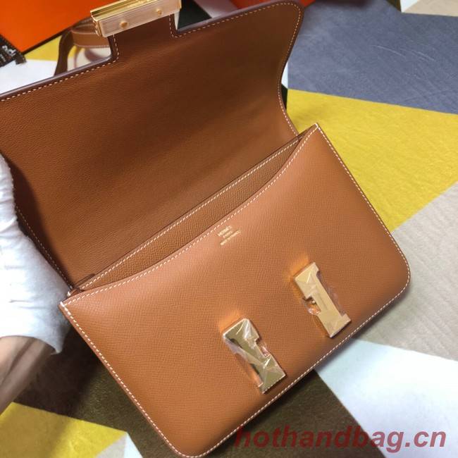 Hermes Original Espom Leather Constance Bag 5333 brown