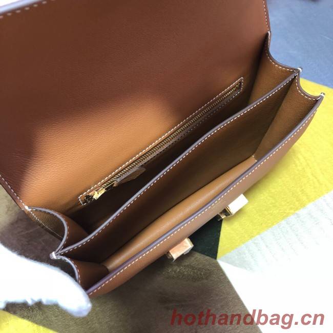 Hermes Original Espom Leather Constance Bag 5333 brown