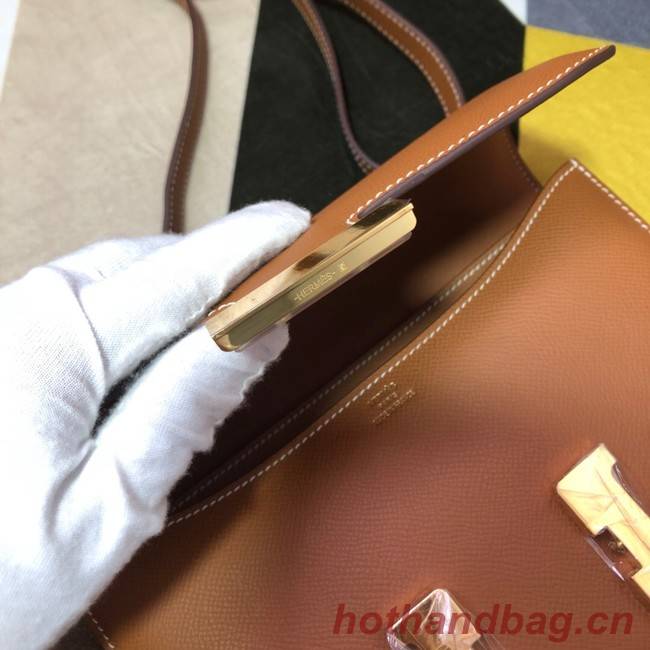 Hermes Original Espom Leather Constance Bag 5333 brown