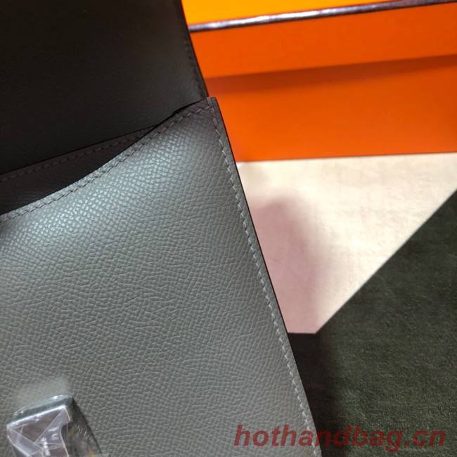 Hermes Original Espom Leather Constance Bag 5333 dark gray