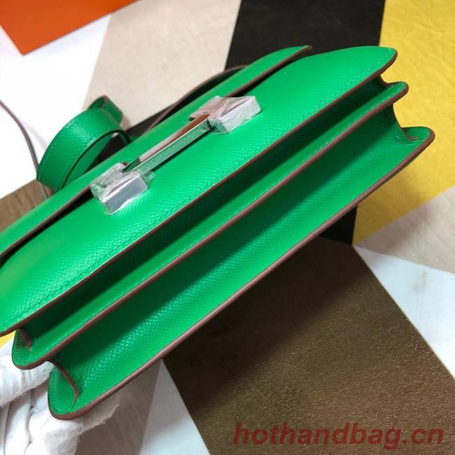 Hermes Original Espom Leather Constance Bag 5333 green