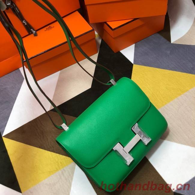 Hermes Original Espom Leather Constance Bag 5333 green