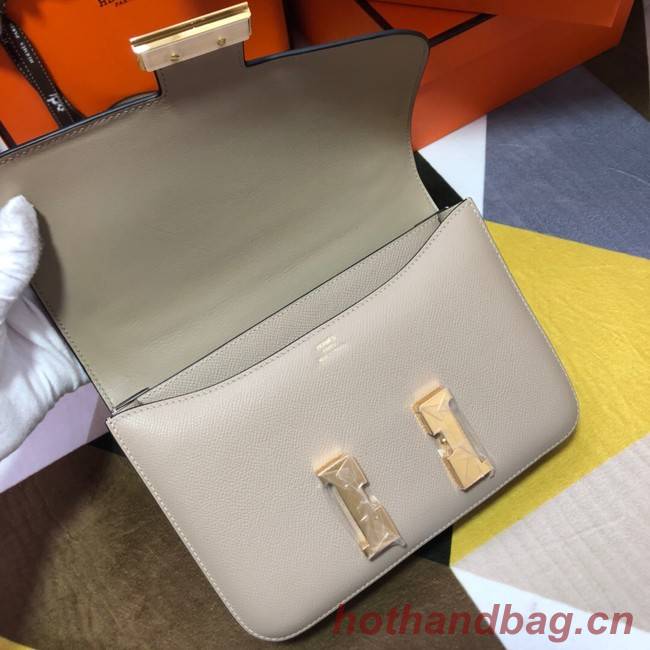 Hermes Original Espom Leather Constance Bag 5333 light gray