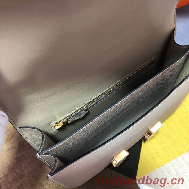 Hermes Original Espom Leather Constance Bag 5333 light gray