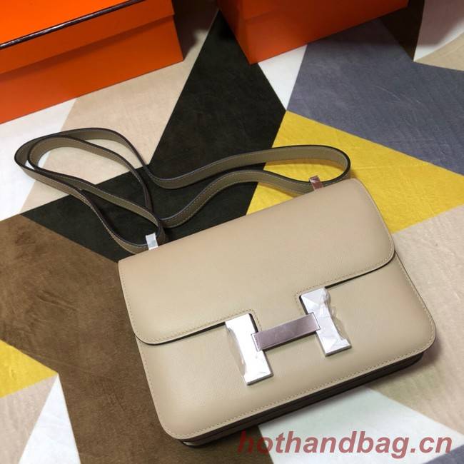 Hermes Original Espom Leather Constance Bag 5333 light gray