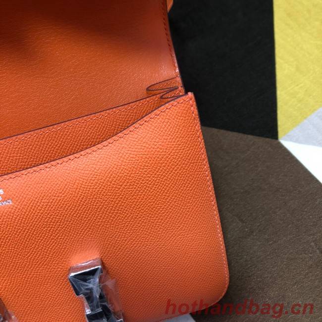 Hermes Original Espom Leather Constance Bag 5333 orange