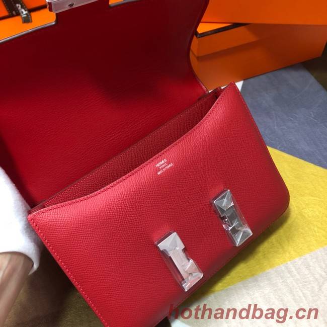 Hermes Original Espom Leather Constance Bag 5333 red