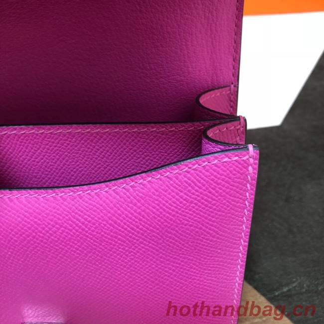 Hermes Original Espom Leather Constance Bag 5333 rose