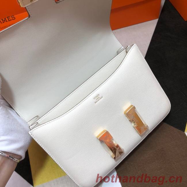 Hermes Original Espom Leather Constance Bag 5333 white