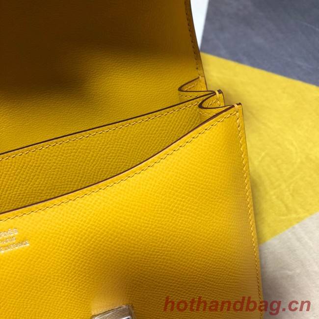 Hermes Original Espom Leather Constance Bag 5333 yellow