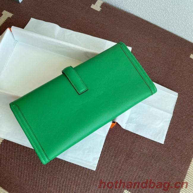 Hermes Original jige swift Leather Clutch 37088 green 