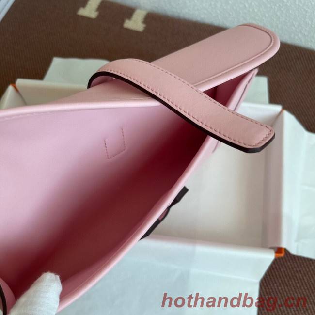 Hermes Original jige swift Leather Clutch 37088 light pink