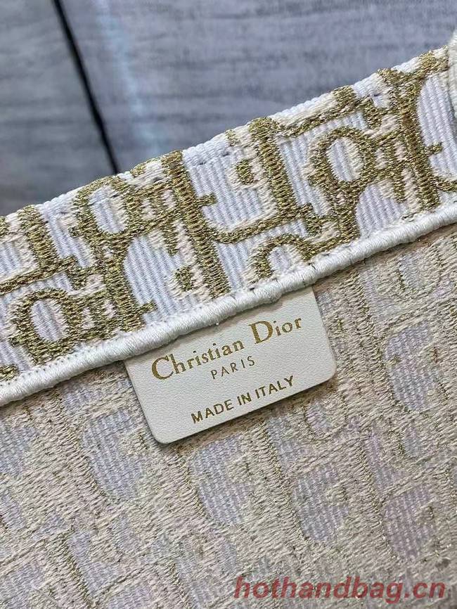 DIOR BOOK TOTE Embroidery C1286-9 cream