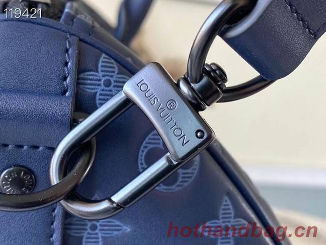 Louis Vuitton KEEPALL BANDOULIERE 50 M45731 Navy Blue