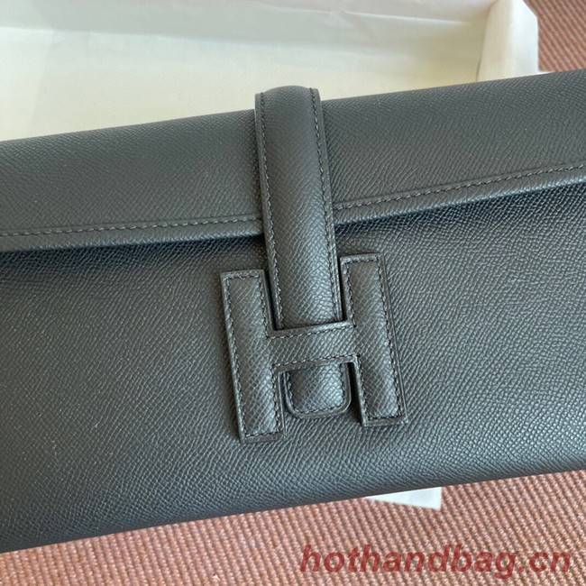 Hermes Original Espom Leather Clutch 37088 black