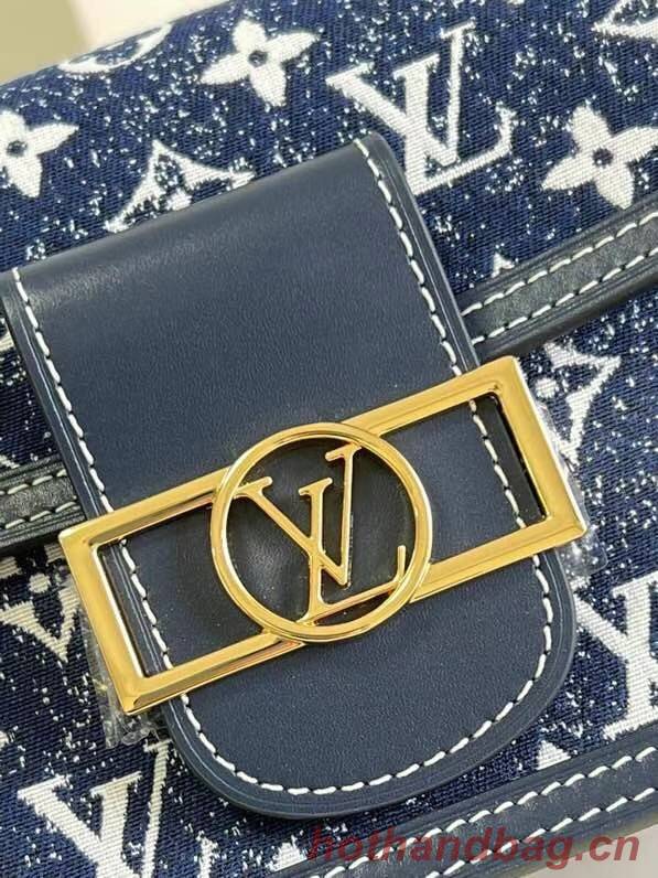 Louis Vuitton DAUPHINE PM M59480 Navy Blue