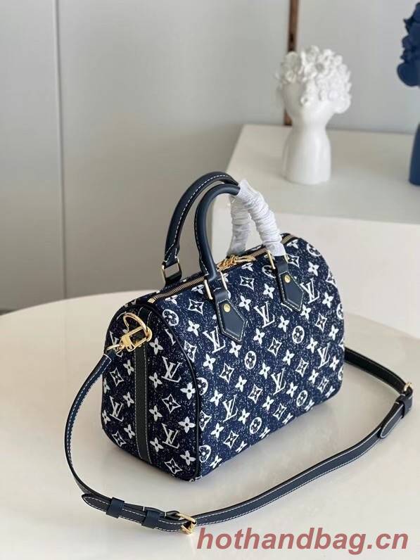 Louis Vuitton Monogram denim M59609 Navy Blue