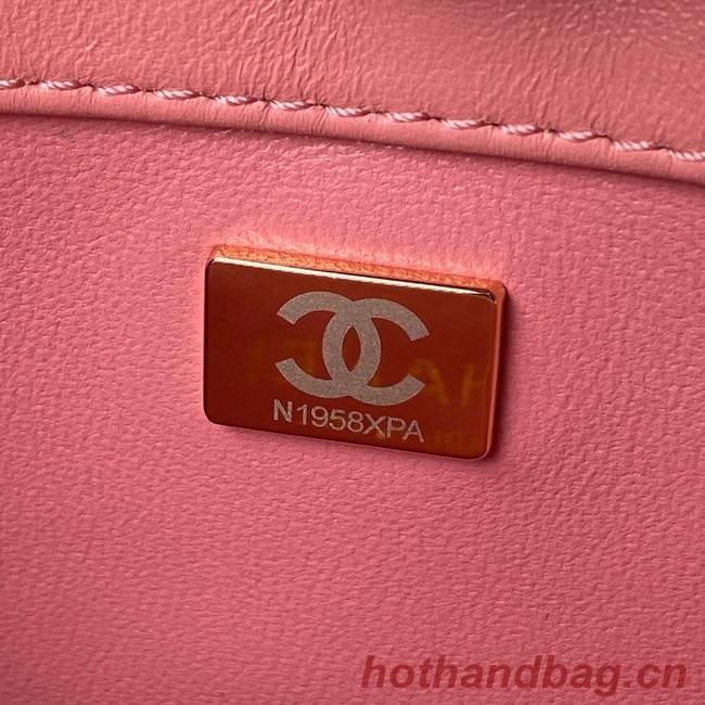 Chanel SMALL Lambskin FLAP BAG AS1793 pink