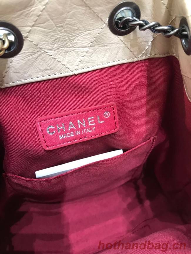 Chanel gabrielle small backpack A94485 Beige&black