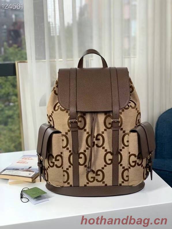 Gucci Backpack with jumbo 678829 brown