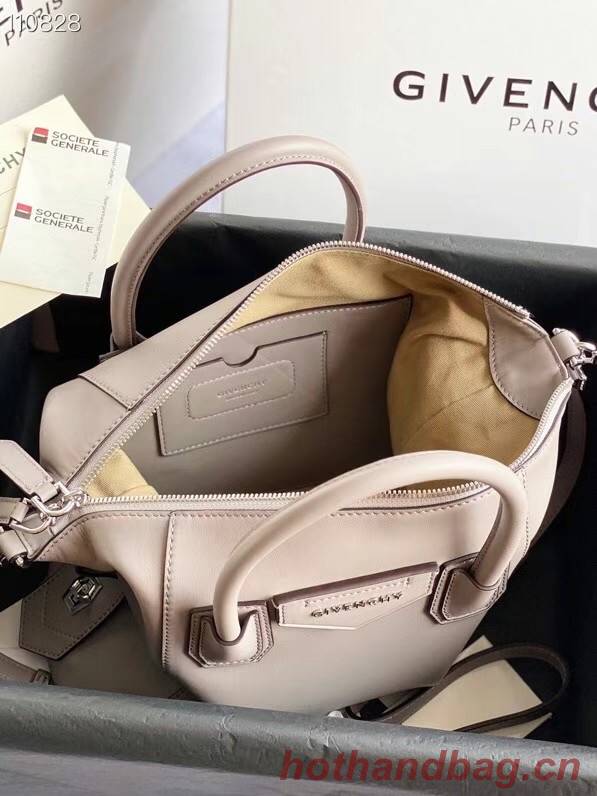 GIVENCHY Original Leather Shoulder Bag 63188 light gray