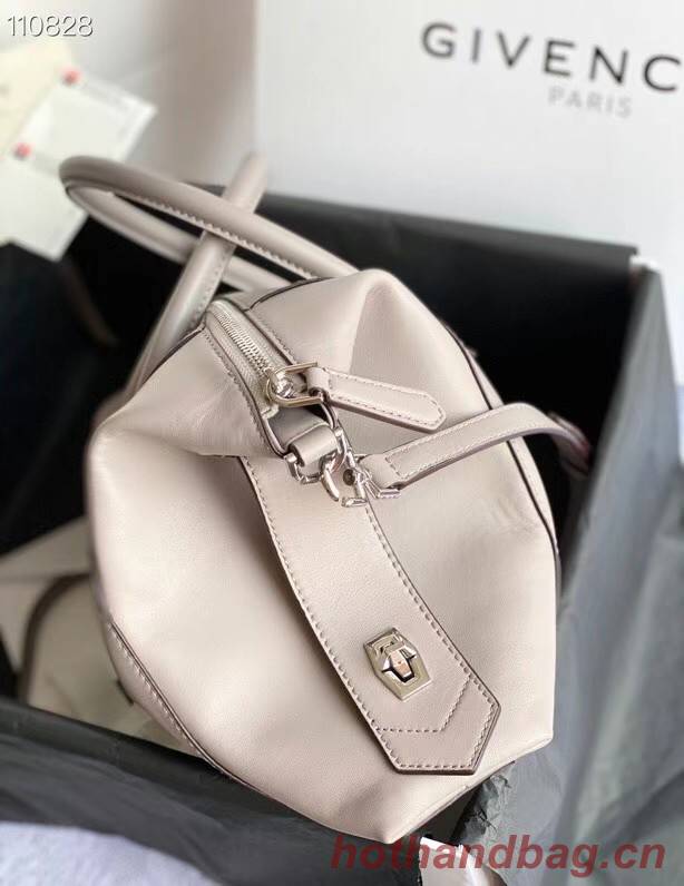 GIVENCHY Original Leather Shoulder Bag 63188 light gray